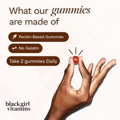 Black Girl Vitamins Once a Day – Womens 60 Count (Pack of 1), Red