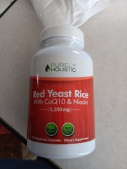 Red Yeast Rice1200mg CoQ10 120 Vegetarian Capsules Exp:09/2027