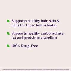 Natrol Beauty Biotin 10,000mcg Vitamins for Beauty, 100 Tablets, 100 Day Sup…
