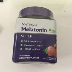 Natrol Melatonin 10 Mg Strawberry Flavor – 60 Gummies