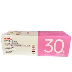 GNC Women’s 30+ Vitapak, Multivitamin, Stress & Bone Support, Skin Support, 5-in