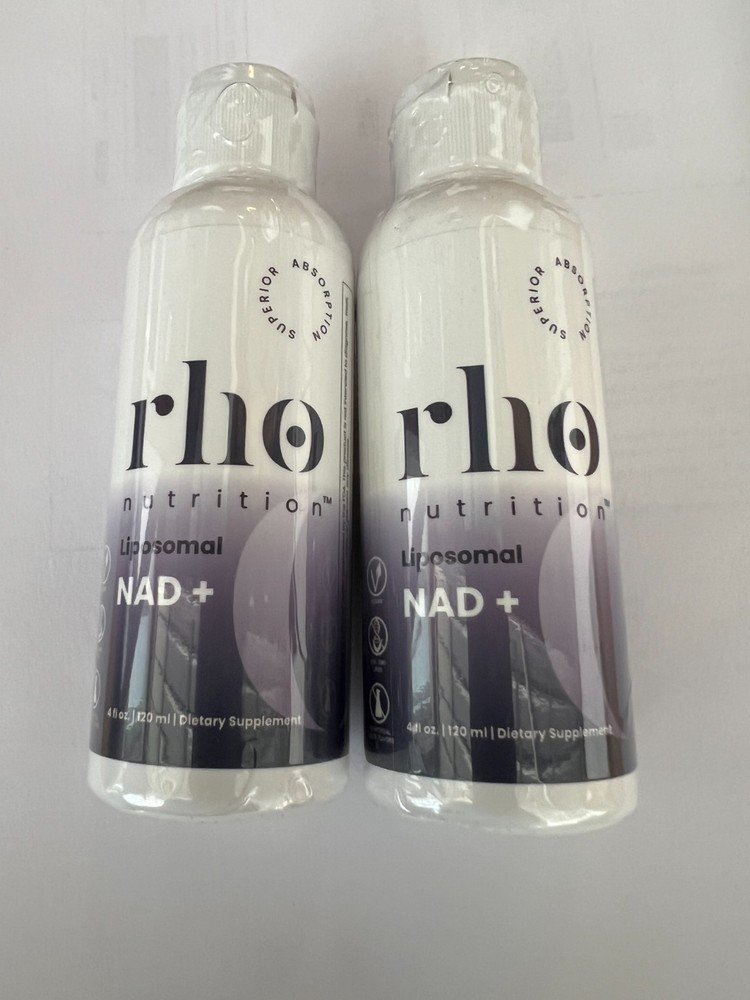 2 Bottles Rho Nutrition Liposomal NAD+ Ultra High Absorption Liquid 11/2027
