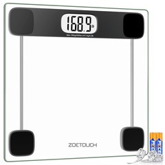 ZOETOUCH Bathroom Scale Digital 400lb LCD Accurate Weighing Machine