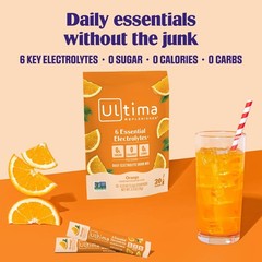 Electrolyte Hydration Packets – Sugar Free, Keto Friendly, 20 Stickpacks, 6 Key