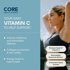 Core Med Science Liposomal Vitamin C 1000mg Liquid Original Formula, 5 Fl Oz…