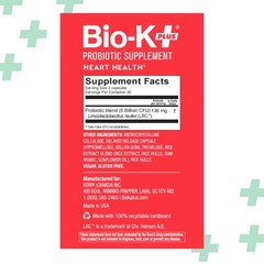 Bio-K Plus Bio-K Probiotics For Heart Health Limosilactobacillus Reuteri Lrc