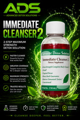 Immediate Cleanser 2 4oz | Fast Acting Formula | Same Day Shipping!