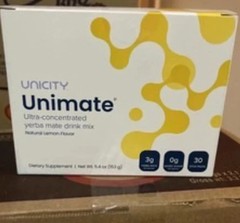 Unicity Unimate Lemon Flavor Packs – 30 Counts,,..
