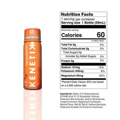 KENETIK Caffeine-Free Focus Shots C Brain Fuel for Mental Clarity and Cognitive