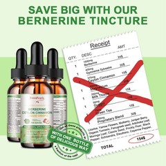 Berberine 1500mg High Abosorption For Blood Sugar Immune 2 Months Supply