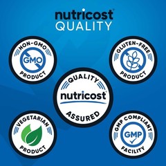 Nutricost Creatine Monohydrate Powder Blue Raspberry 500 Grams 1.1 Lbs