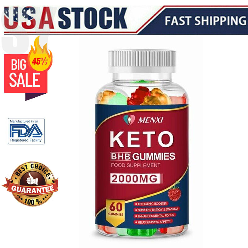 Keto Gummies with Green Tea Extract – Metabolism Booster & Appetite Control 60PC
