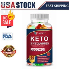 Keto Gummies with Green Tea Extract – Metabolism Booster & Appetite Control 60PC