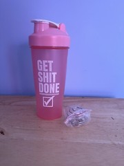 BlenderBottle 28oz Shaker Bottle Mixer For Protein Shake “Get Stuff Done”