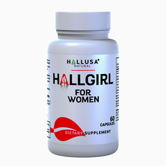 HALLGIRL – Aguaje for Curves – Buttocks Enhancement – Breast Growth – 60 Caps