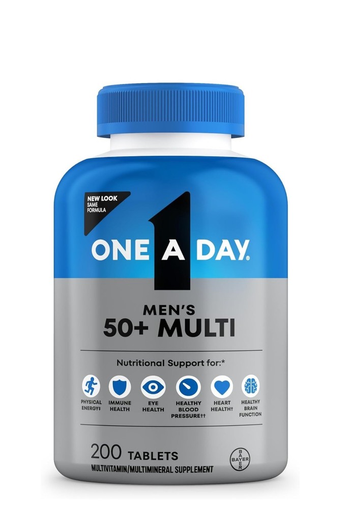 One A Day Men’s 50 Plus Healthy Advantage Multivitamin 200 Tablets