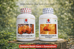 DXN RG & GL Capsules 360+360 | Reishi Gano Ganocelium Dual Pack 720 Capsules