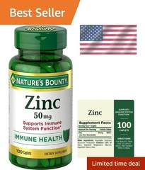NATURES BOUNTY ZINC ~ Supports Immune Health 50mg., 400 ct Tablets ~ Exp 10/2029