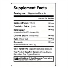 4X 6-in-1 Lymphatic Complex,Lymphatic Drainage Supplements|Herbal Blend HOT US