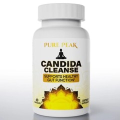 Pure Peak Candida Cleanse – Gut & Colon Support 60 Capsules – for Men & Women