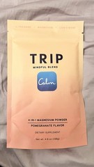 TRIP Mindful Blend Calm Support 4-in-1 Magnesium Powder Pomegranate Vegan 4.9 oz