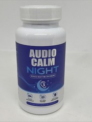 Audio Calm Night Natural Tinnitus Relief Supplement for Sleep – Non-Habit – 60ct