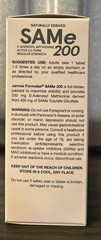 Jarrow Formulas SAMe 200mg Vegan 120 Tablets 60 Count X2 Exp 7/2027