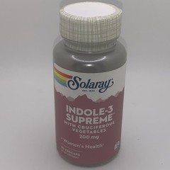 Solaray Indole-3 Supreme 200 mg 30 VegCaps Crucifeberous Vegetables 7/26 & 11/27
