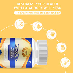 Glicodex Premium Blood Support Capsules, Glicodex Pills (60 Capsules)