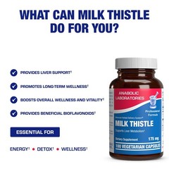 Silymarin Milk Thistle Extract Capsules – Clinical Milk Thistle Liver Supplem…
