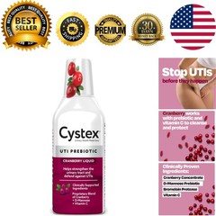 7.6 fl oz Gluten-Free Cranberry Supplement for Healthy Urinary Tract Maintenance