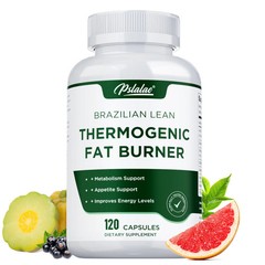 Thermogenic Fat Burner 120pcs-Control Appetite,Reduce Bloating,Improve Endurance