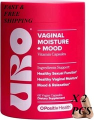 2 PACKS-NEW LUXRY URO Vaginal Moisture Mood – Formulated to Support Vaginal