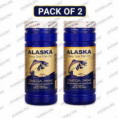 NCB Alaska Deep Sea Omega 3-6-9 Fish Oil 100 Softgels Support Heart Health