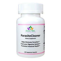 Natural Parasite Detox: Wormwood, Black Walnut, Neem, 120 Capsules, Intyestinal.