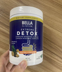 Bella All Natural Extreme Detox Intestinal Cleanse Powder Pineapple 400g 40 Serv