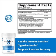 ProbioticX Probiotic Supplement for Women & Men Digestive Health & Immune Sup…