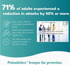 Petadolex Migraine Relief 60 Capsules – 75mg – Exp. 09/2027 – NEW