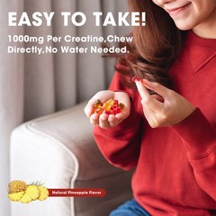 Creatine Monohydrate Gummies – Increase Strength and Build Muscle 1/2/3/5 Bottle