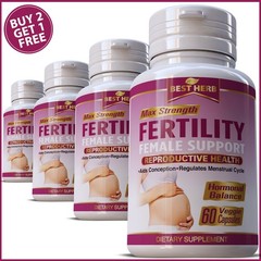 FEMALE FERTILITY REPRODUCTIVE HEALTH CONCEPTION OVULATION WOMENS PILLS CAPSULES