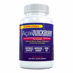 Acai QuickBurn: Most Powerful Thermogenic Fat Burner That’s Still Legal! 60 Caps