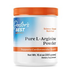 Doctor’s Best L Arginine Powder 10.6 Oz Nitric Oxide Amino Acid Supplement