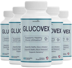 (5 Pack) Glucovex Advanced Blood Support Max Supplement Gluco Vex Capsules