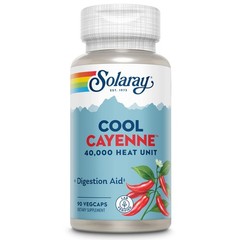 SOLARAY Cool Cayenne 40,000 Heat Units – Cayenne Pepper Supplement with Capsaici