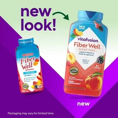 2-Pack Vitafusion Fiber Well Gummies (220 Ct.)