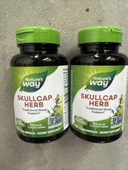 2x Nature’s Way Scullcap Herb, 850 mg per serving, 200 Capsules Total. Sleep