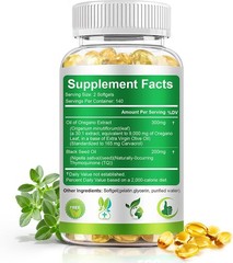 Oil Of Oregano With Black Seed Oil 9000mg BEWORD Softgel