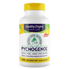 Healthy Origins Pycnogenol 100 mg Nature’s Super Antioxidant Non-GMO Gluten-Free