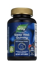 Nature’s Way Sleep Well Gummy 60ct Berry Melatonin Magnesium Ashwagandha Vegan