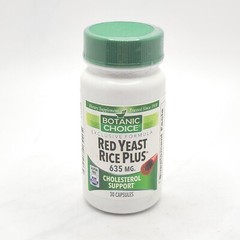 Botanic Choice Red Yeast Rice Plus 635mg Cholesterol Support – 30 Capsules NEW